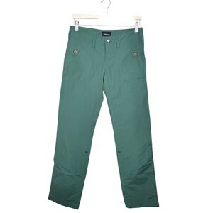 Marmot Green Cargo Hiking Outdoor Pants Size 4